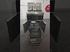 OFE-239L eléctrico duas panelas 3 cestos painel de tela sensível ao toque com sistema de filtro de óleo frigideira