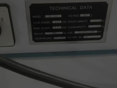 ZZ-120/80/60/40/240 mecânico de massa em espiral de duas velocidades