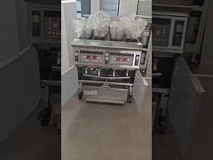 OFE-413 Painel de computador digital profissional 4 tanques 4 cestas 28KW 304SUS Chips Elétricos Friteira aberta