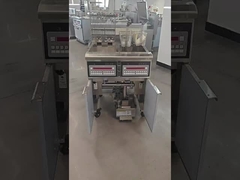 OFE-215 Duas panelas com cestas 15L*2 Capacidade pequena 28kw Poupar óleo Fritadora elétrica aberta com filtro de óleo