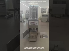 6HD Elétrico 12KW 380V 28L 6 Fry Tray Grande Produtividade Redonda Broaster Friteira de Frango de Pressão