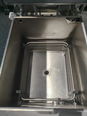 Painel elétrico digital com sistema de filtro de óleo automático Friteira de pressão de frango