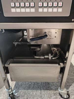 Painel elétrico digital com sistema de filtro de óleo automático Friteira de pressão de frango