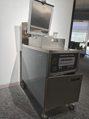 Computação painel elétrico 4HD 13,5KW máquina de fritura Broast Friteiro de pressão de frango