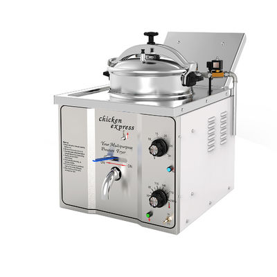 Painel mecânico 16L 3KW 220V/110V Friteira de pressão superior de mesa Chicken Express