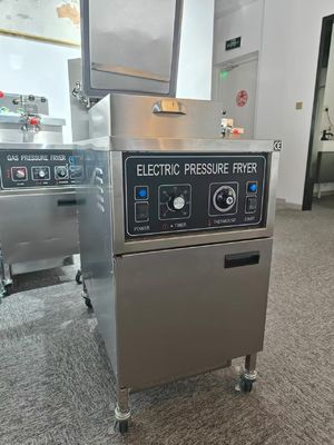Painel Elétrico Mecânico 25L Sem Filtração de Óleo Friteira a Pressão de Frango