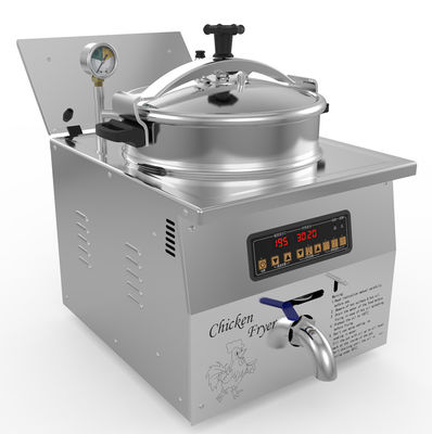 Painel digital 16L 3KW 220V/110V Friteira de pressão superior do Chicken Express