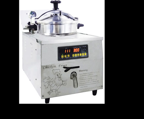 Painel digital 16L 3KW 220V/110V Friteira de pressão superior do Chicken Express