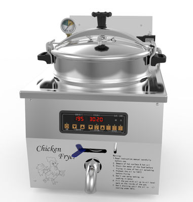 Painel digital 16L 3KW 220V/110V Friteira de pressão superior do Chicken Express