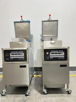 Painel elétrico digital 380V/220V Friteira de pressão de frango sem sistema de filtro de óleo
