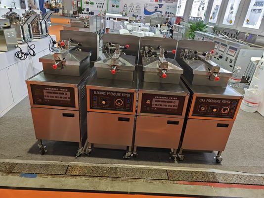 Painel elétrico digital 380V/220V Friteira de pressão de frango sem sistema de filtro de óleo