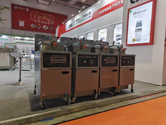 Painel elétrico digital 380V/220V Friteira de pressão de frango sem sistema de filtro de óleo
