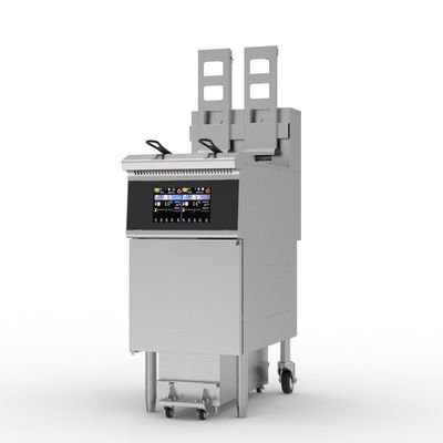 14.3kw Power Touchscreen Painel inteligente 380V/50hz~60hz com filtro de óleo Fritadora comercial elétrica aberta