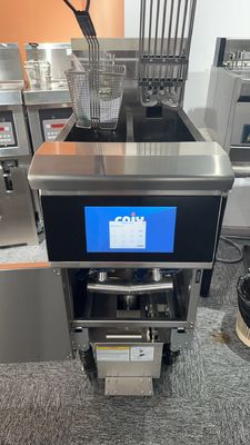 14.3kw Power Touchscreen Painel inteligente 380V/50hz~60hz com filtro de óleo Fritadora comercial elétrica aberta