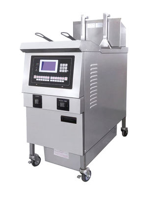 Frigorífico eléctrico de batatas fritas de elevação e descida