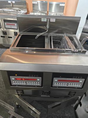 Dois Potes Quatro Cestas Painel de Computador Elétrico Digital Fritadora Aberta Com Filtração de Óleo