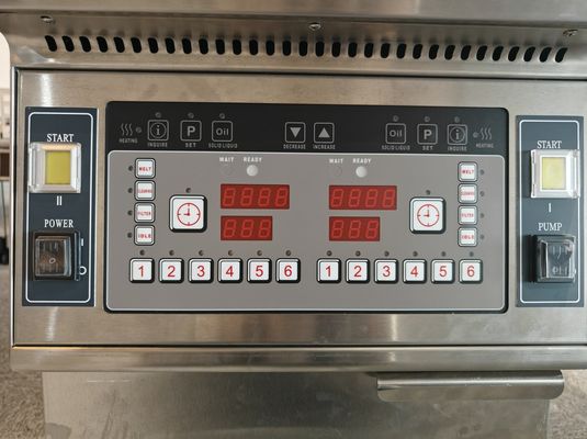 2 panelas 2 cestas 13L*2 Pequena capacidade poupar óleo frigorífico elétrico aberto com filtragem de óleo