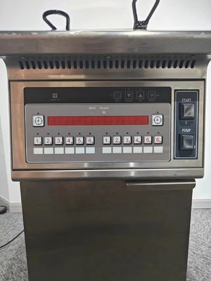 Uma panela duas cestas 26L 14KW 380V com filtragem de óleo frigorífico elétrico aberto