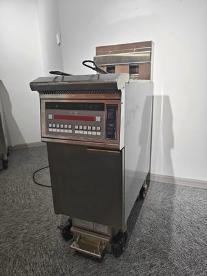 Uma panela duas cestas 26L 14KW 380V com filtragem de óleo frigorífico elétrico aberto