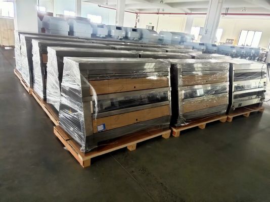 Vitrine de aquecimento de estilo KFC tipo horizontal de camada 2 220V