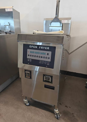 Aquecimento rápido 304SUS 13.5kw Auto-elevador Tecnologia avançada Chips elétricos comerciais Open Fryer