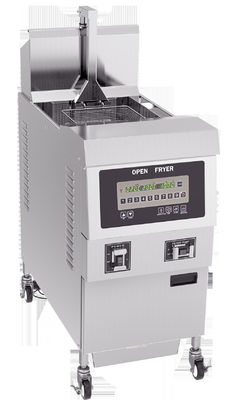 Aquecimento rápido 304SUS 13.5kw Auto-elevador Tecnologia avançada Chips elétricos comerciais Open Fryer