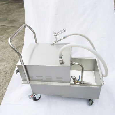 Máquina de filtro de óleo de 220V 50L Filtro de encurtamento para restaurantes