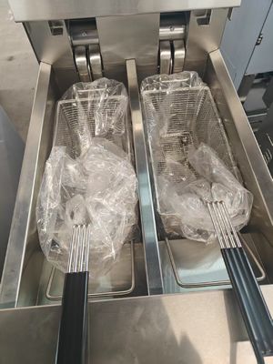 14.3kw de potência touchscreen Smart Panel Electric Open Chips Fryer Machine
