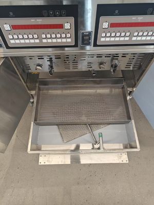 Gás LPG Gás natural Tanques duplos Quatro cestos Painel digital de gás Chips Friteira aberta