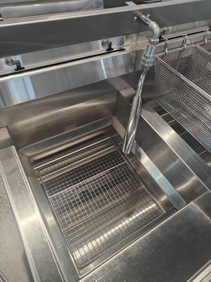 Máquina de fritura profunda 2 Pot Gas Chips Oil Open Fryer