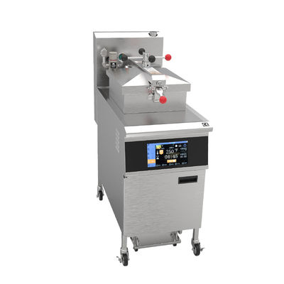 Smart Touch Panel 304SUS Fabricante Fritadora a pressão para frango vertical a gás/fritadora a pressão para frango kfc/fritadora a pressão industrial preço/