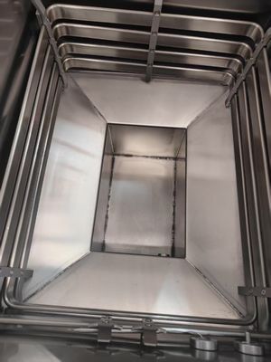 Painel de computador digital elétrico 8HD 55L 5 bandeja de fritura Grande produtividade 17KW Friteira aberta