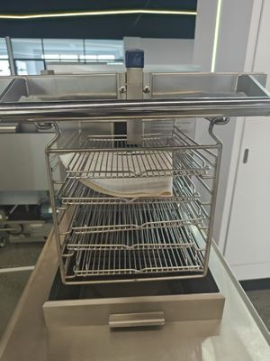 8HD Eletrônico Smart Touch Panel 55L 5 Fry Tray Grande Produtividade 17KW Open Deep Fryer