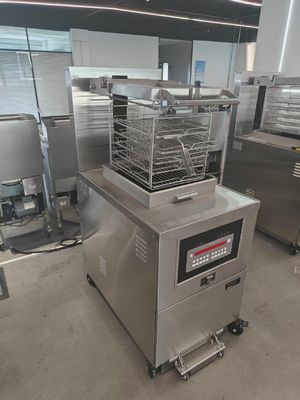 Painel de computador digital elétrico 8HD 55L 5 bandeja de fritura Grande produtividade 17KW Friteira aberta