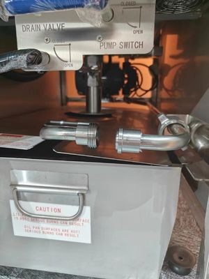 Commercial Chips Open Fryer com tecla de atalho painel LCD