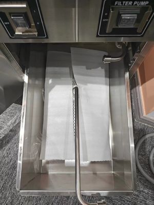 Commercial Chips Open Fryer com tecla de atalho painel LCD