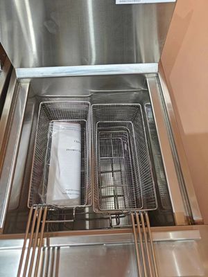 Commercial Chips Open Fryer com tecla de atalho painel LCD