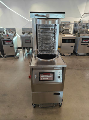 6HD Elétrico 12KW 380V 28L 6 Fry Tray Grande Produtividade Redonda Auto Lift Broaster Friteiro de Frango de Pressão