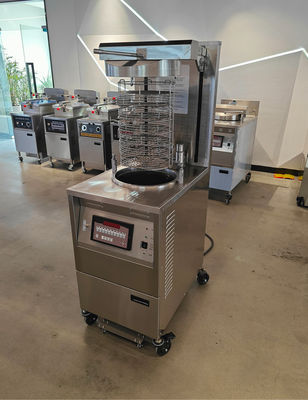 6HD Elétrico 12KW 380V 28L 6 Fry Tray Grande Produtividade Redonda Auto Lift Broaster Friteiro de Frango de Pressão