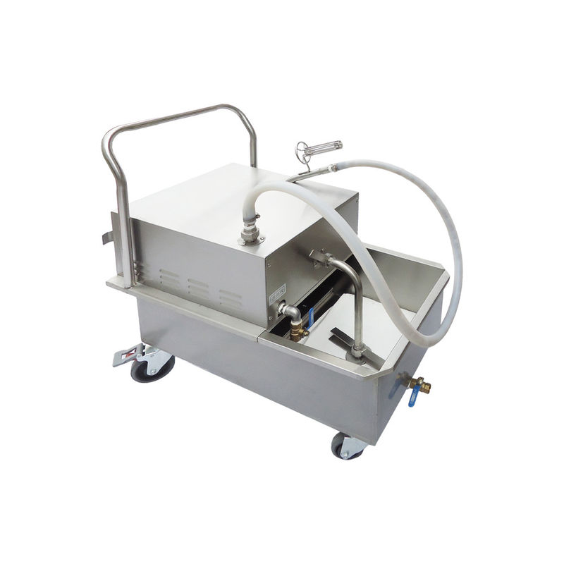 Máquina de filtro de óleo de 220V 50L Filtro de encurtamento para restaurantes