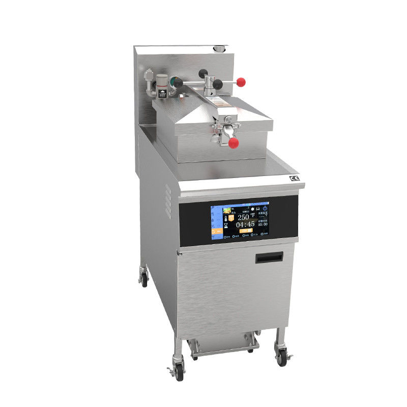 Smart Touch Panel 304SUS Fabricante Fritadora a pressão para frango vertical a gás/fritadora a pressão para frango kfc/fritadora a pressão industrial preço/