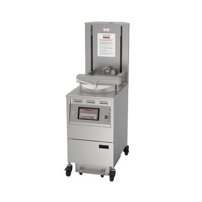 6HD Elétrico 12KW 380V 28L 6 Fry Tray Grande Produtividade Redonda Auto Lift Broaster Friteiro de Frango de Pressão